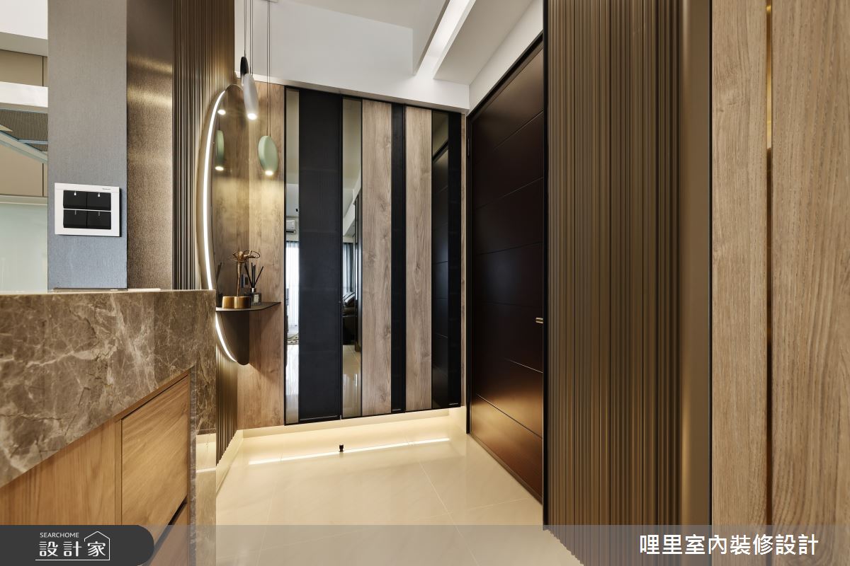 27坪新成屋(5年以下)＿混搭風玄關案例圖片＿哩里室內裝修設計有限公司＿哩里_12之3