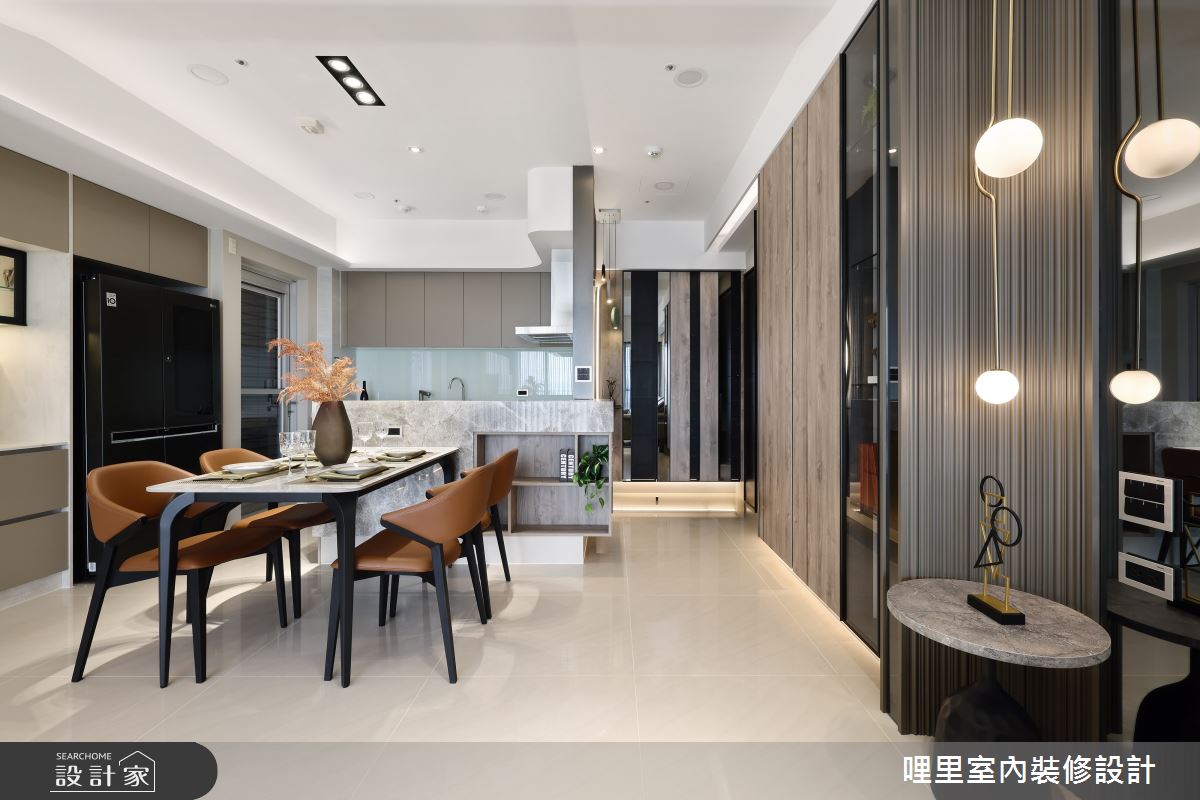 27坪新成屋(5年以下)＿混搭風餐廳廚房案例圖片＿哩里室內裝修設計有限公司＿哩里_12之6