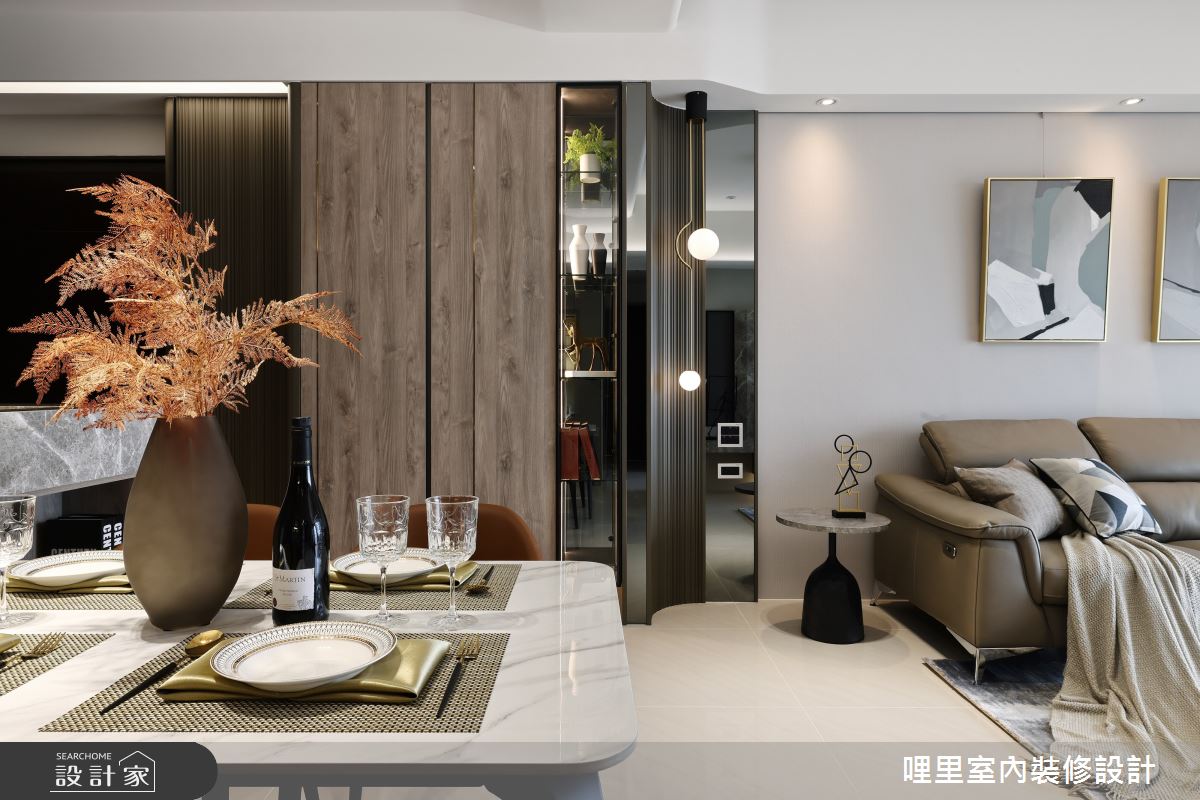 27坪新成屋(5年以下)＿混搭風客廳餐廳案例圖片＿哩里室內裝修設計有限公司＿哩里_12之7