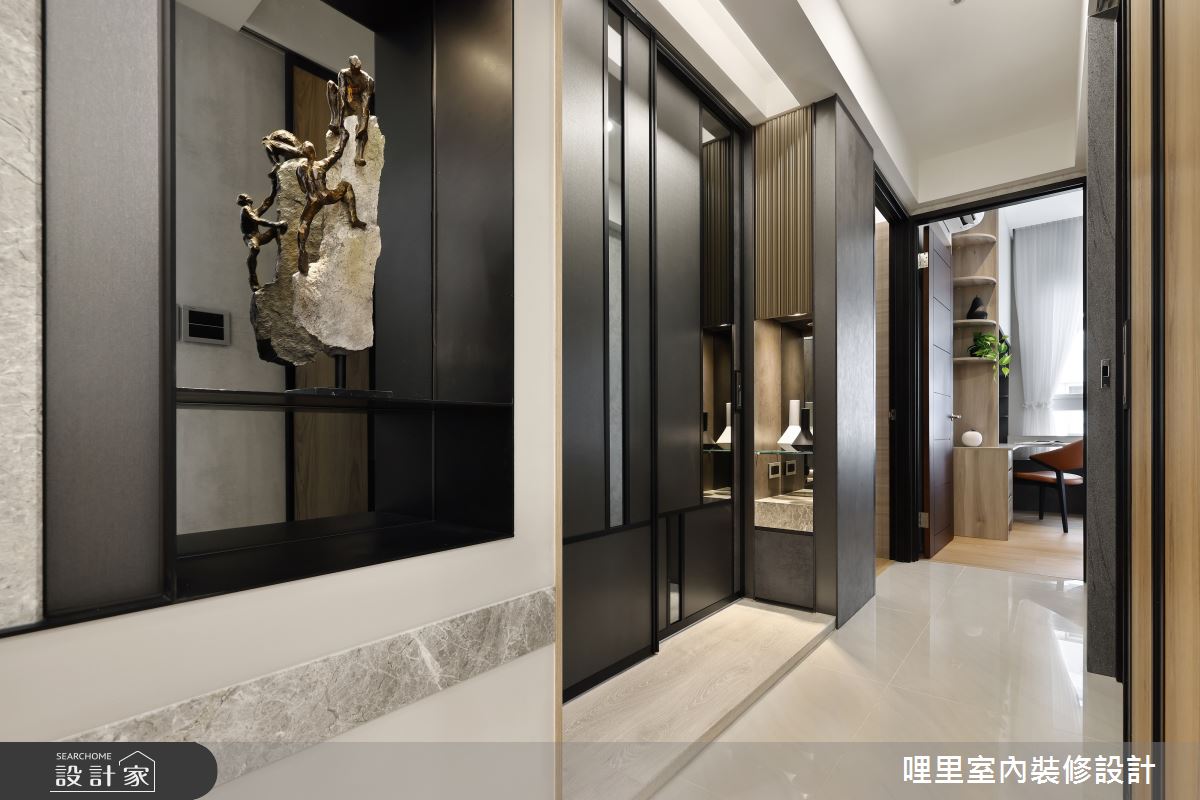 27坪新成屋(5年以下)＿混搭風走廊案例圖片＿哩里室內裝修設計有限公司＿哩里_12之17
