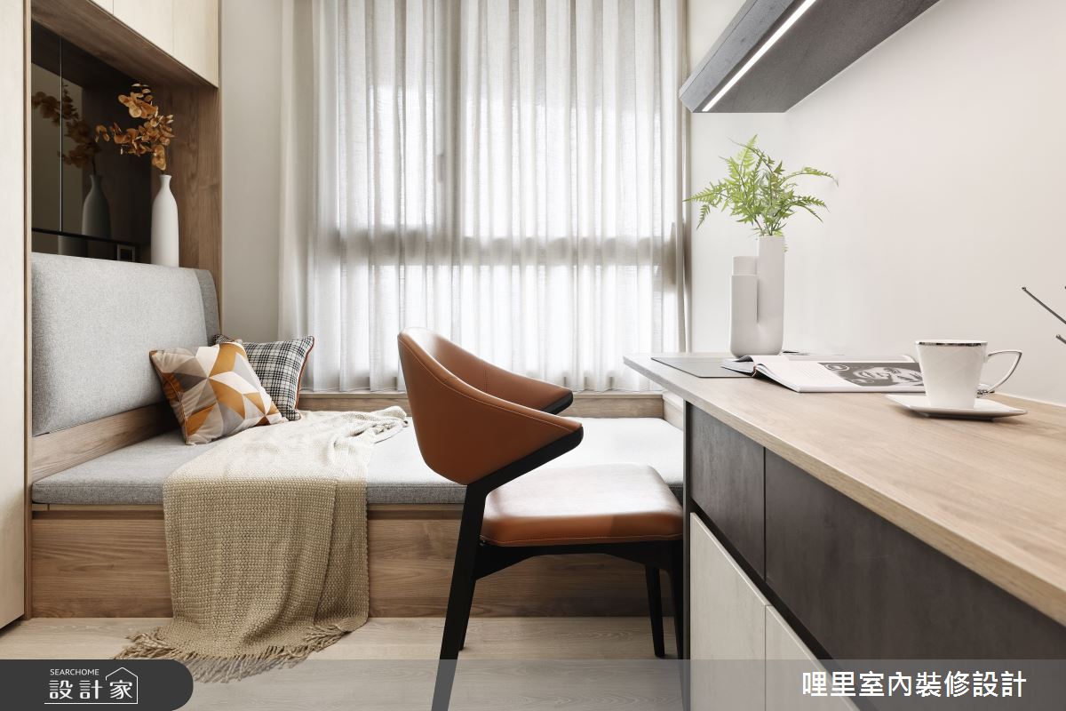 27坪新成屋(5年以下)＿混搭風臥室案例圖片＿哩里室內裝修設計有限公司＿哩里_12之21