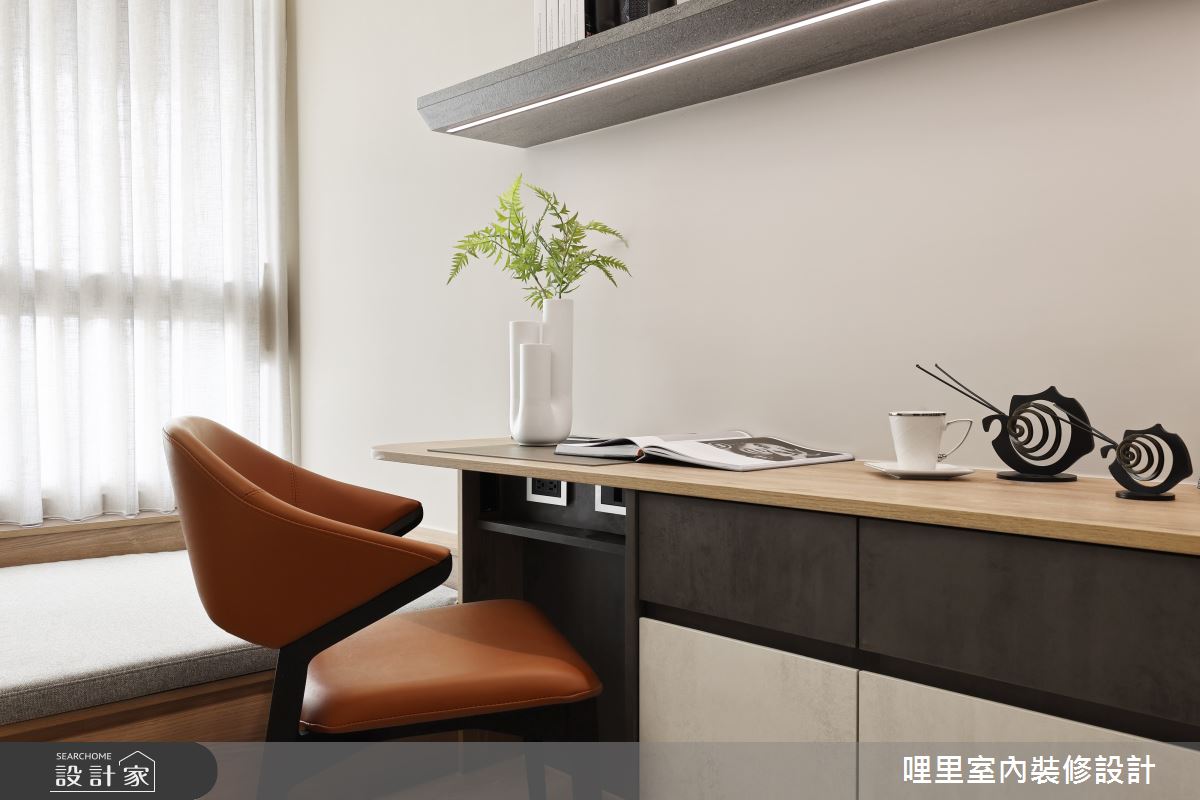 27坪新成屋(5年以下)＿混搭風書房案例圖片＿哩里室內裝修設計有限公司＿哩里_12之22