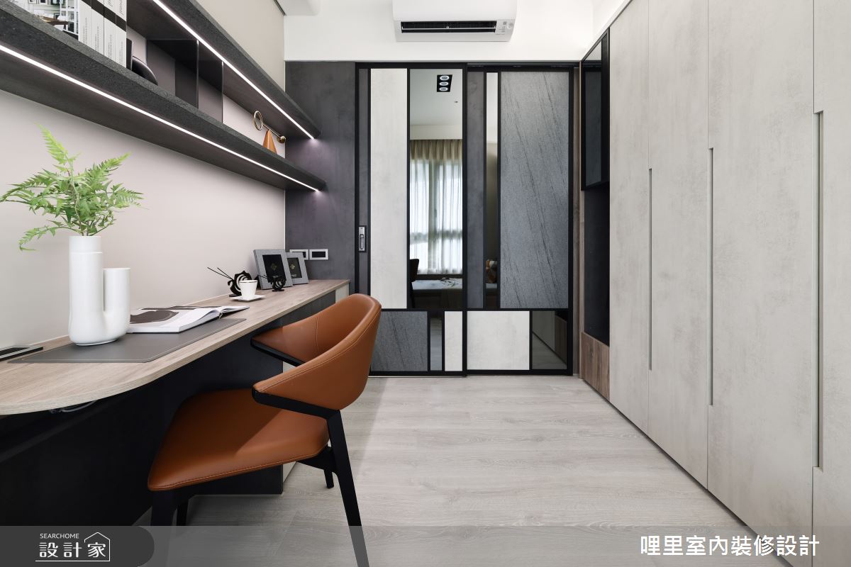 27坪新成屋(5年以下)＿混搭風書房案例圖片＿哩里室內裝修設計有限公司＿哩里_12之24