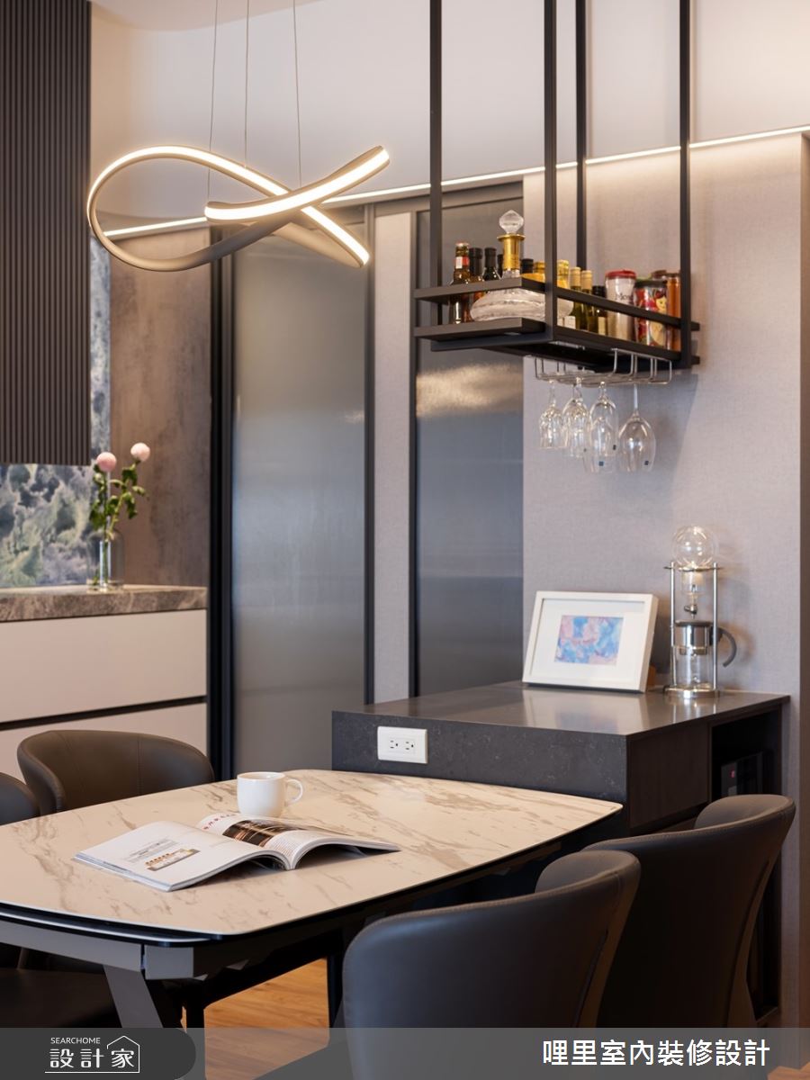 新成屋(5年以下)＿現代風餐廳中島案例圖片＿哩里室內裝修設計有限公司＿哩里_13之11