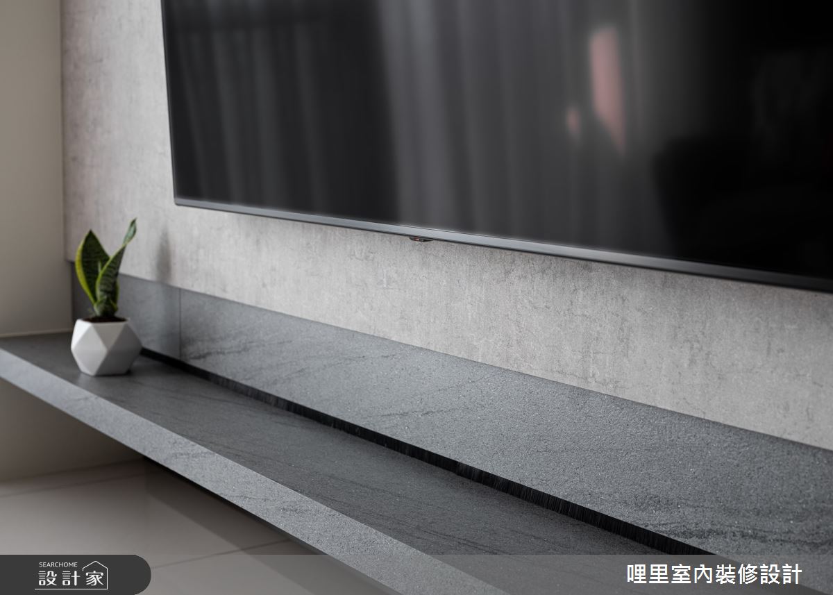 預售屋＿簡約風客廳案例圖片＿哩里室內裝修設計有限公司＿哩里_14之8