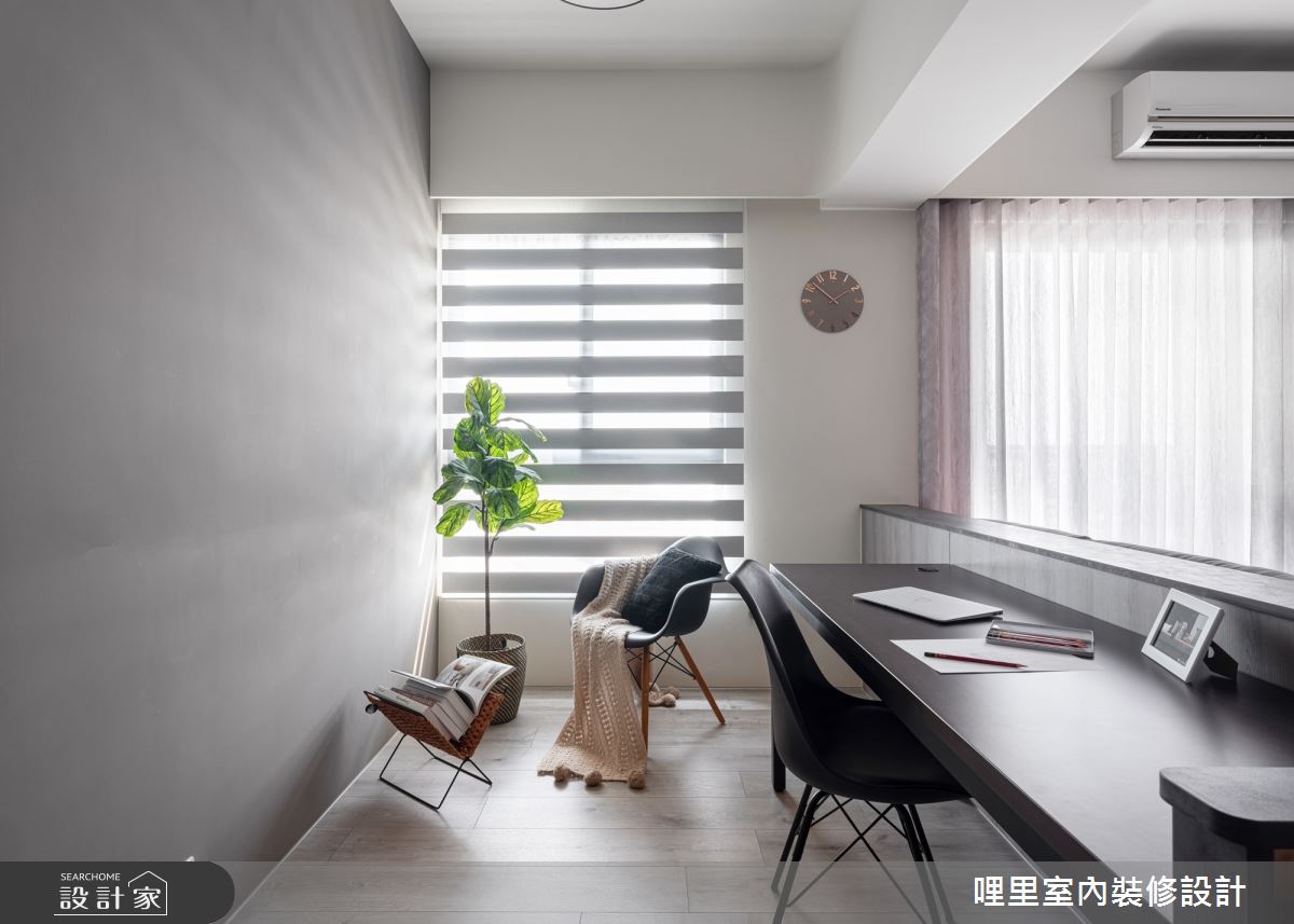 預售屋＿簡約風書房案例圖片＿哩里室內裝修設計有限公司＿哩里_14之11