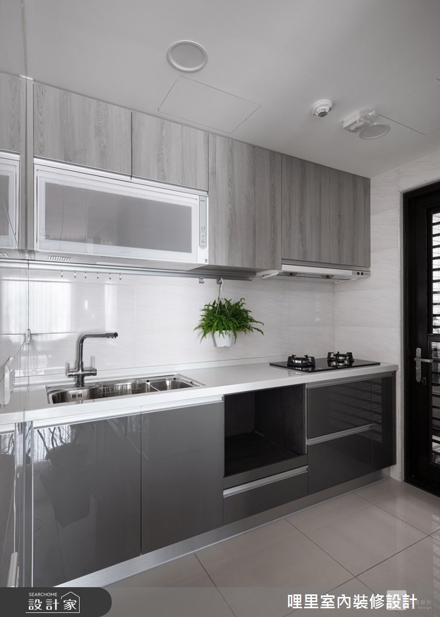 預售屋＿簡約風廚房案例圖片＿哩里室內裝修設計有限公司＿哩里_14之15
