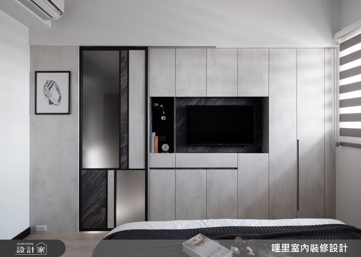 預售屋＿簡約風臥室案例圖片＿哩里室內裝修設計有限公司＿哩里_14之16