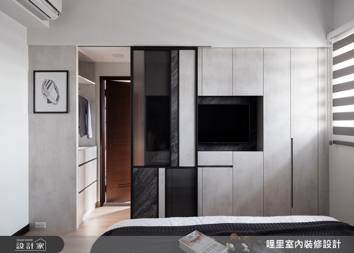 預售屋＿簡約風臥室案例圖片＿哩里室內裝修設計有限公司＿哩里_14之17