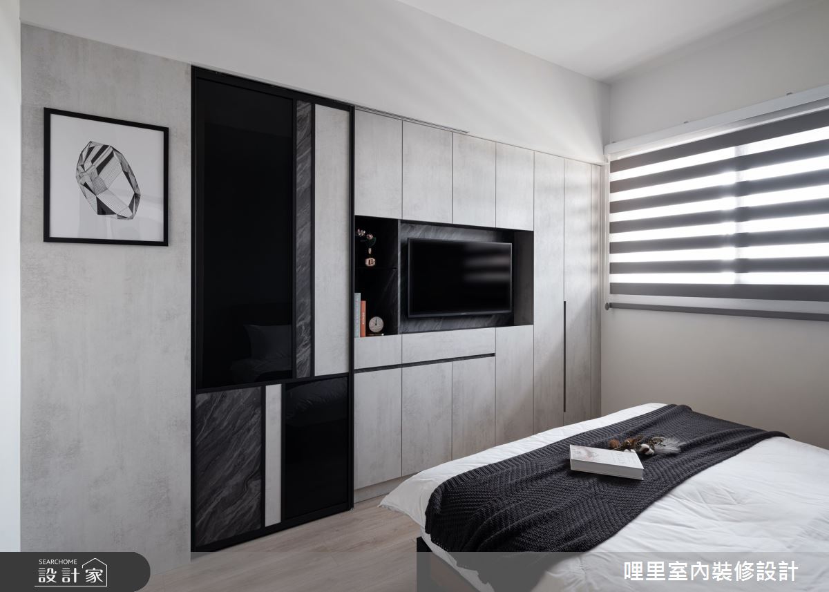 預售屋＿簡約風臥室案例圖片＿哩里室內裝修設計有限公司＿哩里_14之18