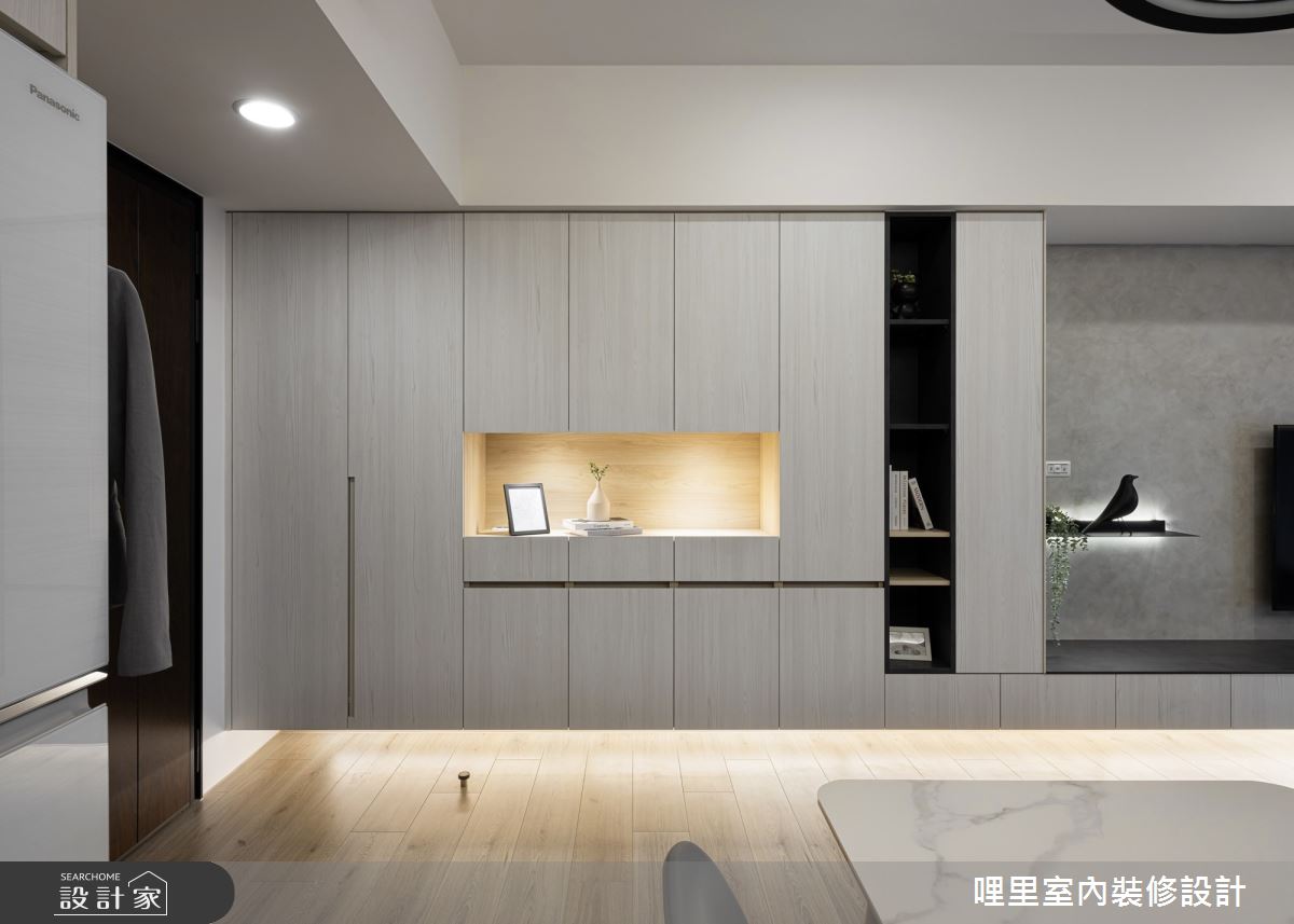 25坪預售屋＿現代風玄關案例圖片＿哩里室內裝修設計有限公司＿哩里_18之1