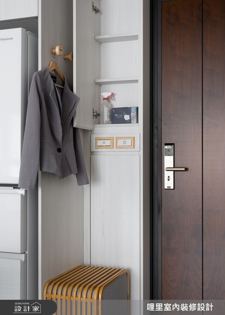 25坪預售屋＿現代風玄關案例圖片＿哩里室內裝修設計有限公司＿哩里_18之6