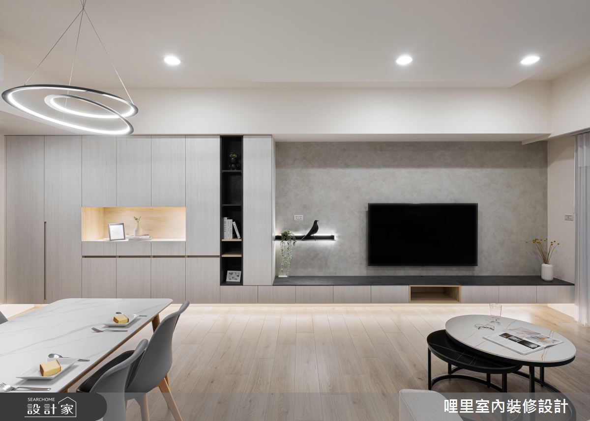 25坪預售屋＿現代風客廳案例圖片＿哩里室內裝修設計有限公司＿哩里_18之10