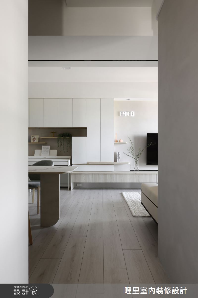 33坪新成屋(5年以下)＿簡約風客廳案例圖片＿哩里室內裝修設計有限公司＿哩里_20之14