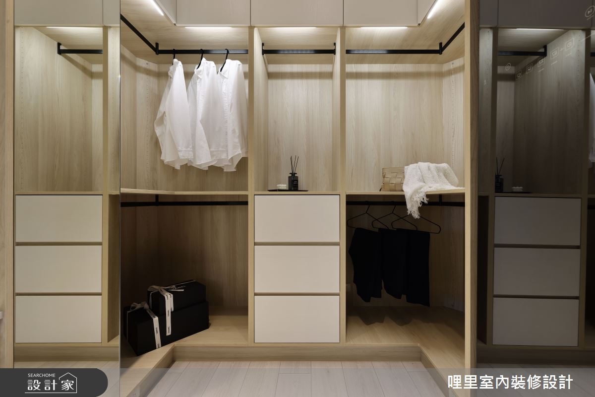 33坪新成屋(5年以下)＿簡約風更衣間案例圖片＿哩里室內裝修設計有限公司＿哩里_20之26