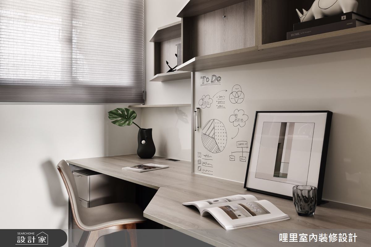 28坪預售屋＿現代風書房案例圖片＿哩里室內裝修設計有限公司＿哩里_22之16