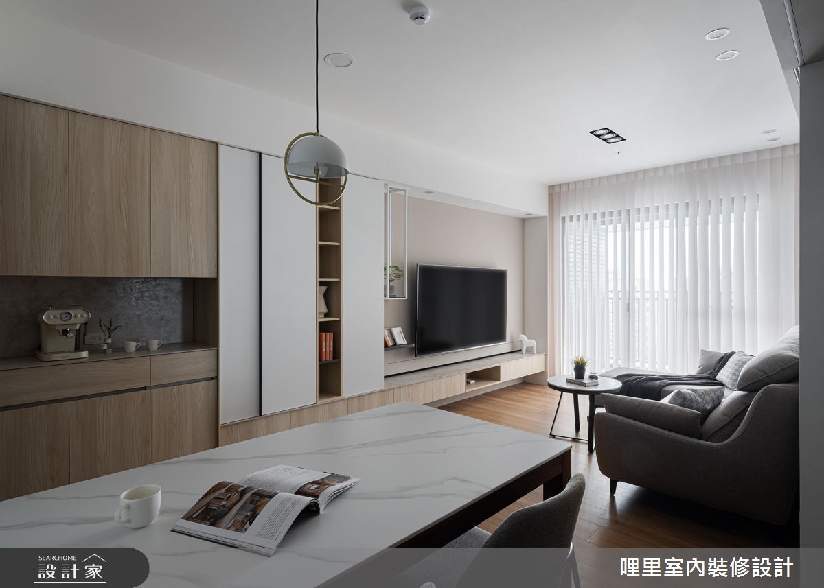 25坪新成屋(5年以下)＿現代風客廳餐廳案例圖片＿哩里室內裝修設計有限公司＿哩里_23之5