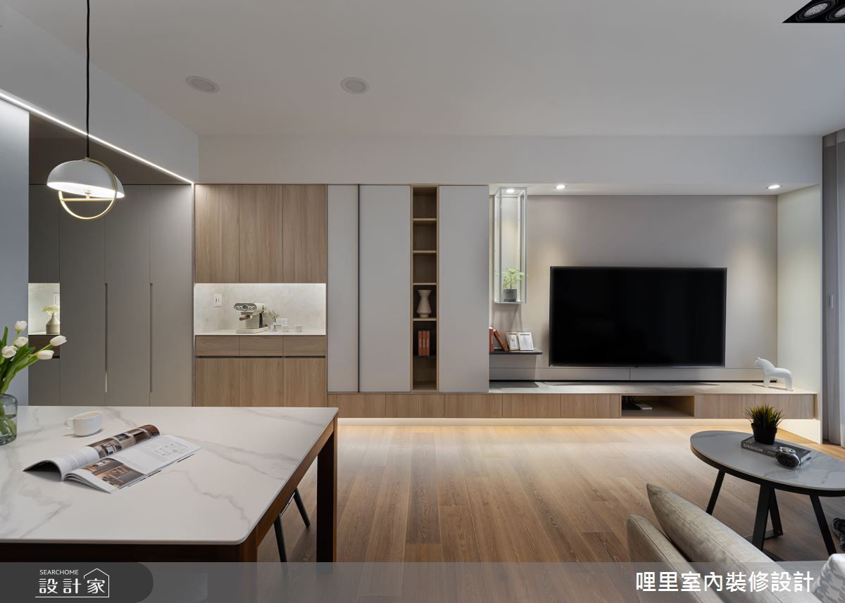 25坪新成屋(5年以下)＿現代風客廳餐廳案例圖片＿哩里室內裝修設計有限公司＿哩里_23之7