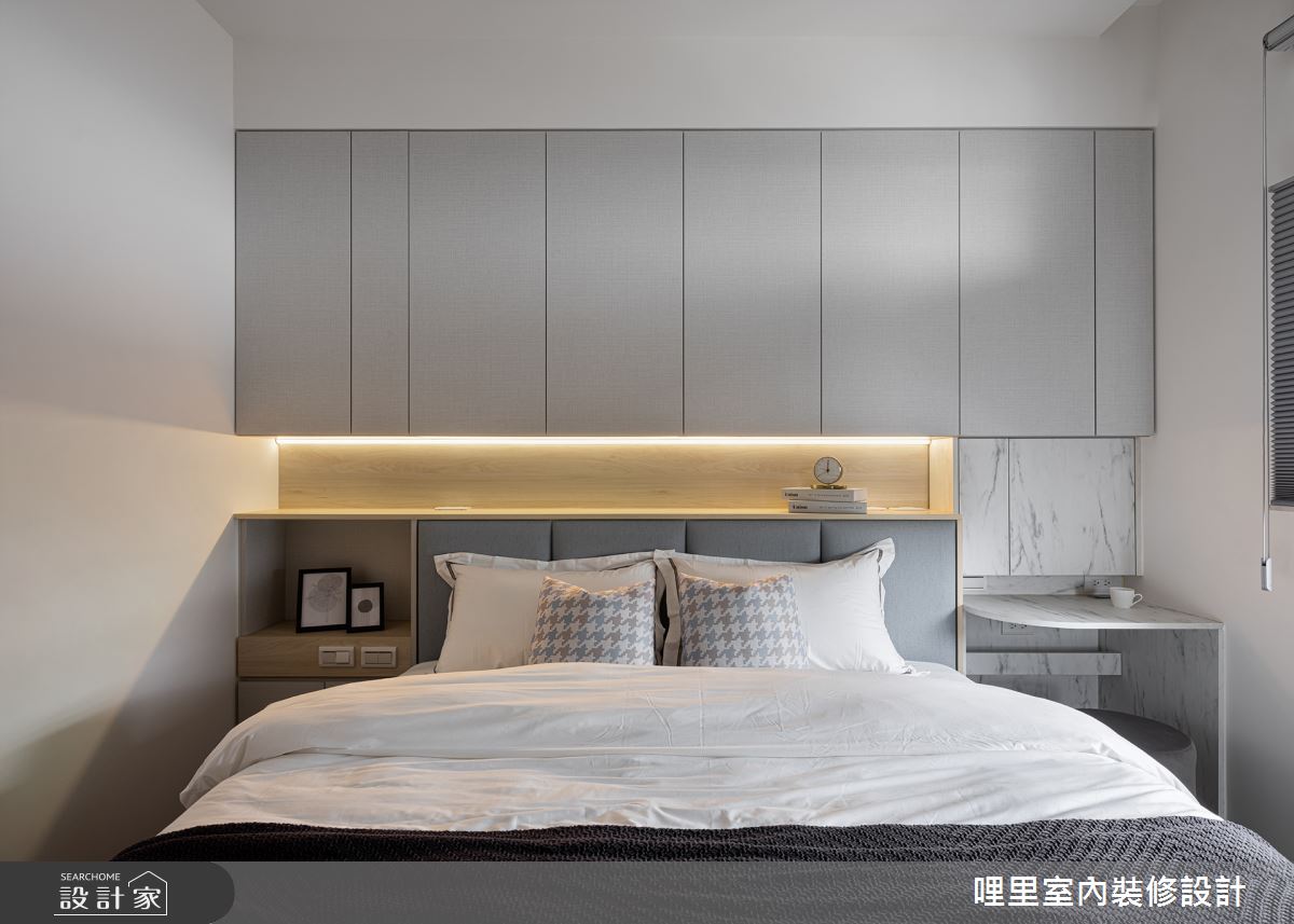 25坪新成屋(5年以下)＿現代風臥室案例圖片＿哩里室內裝修設計有限公司＿哩里_23之16