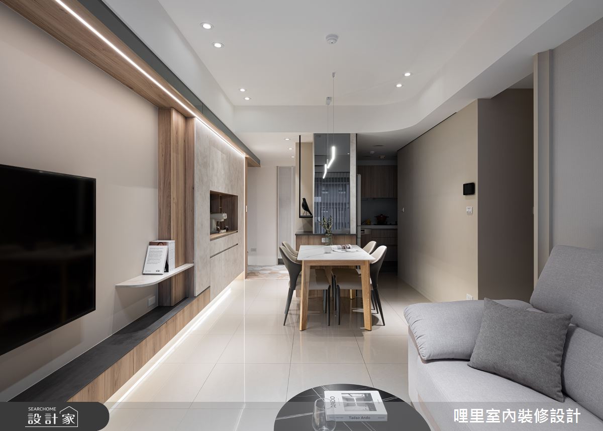 25坪新成屋(5年以下)＿現代風客廳餐廳案例圖片＿哩里室內裝修設計有限公司＿哩里_24之11