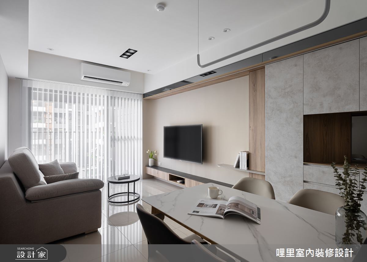 25坪新成屋(5年以下)＿現代風客廳餐廳案例圖片＿哩里室內裝修設計有限公司＿哩里_24之14
