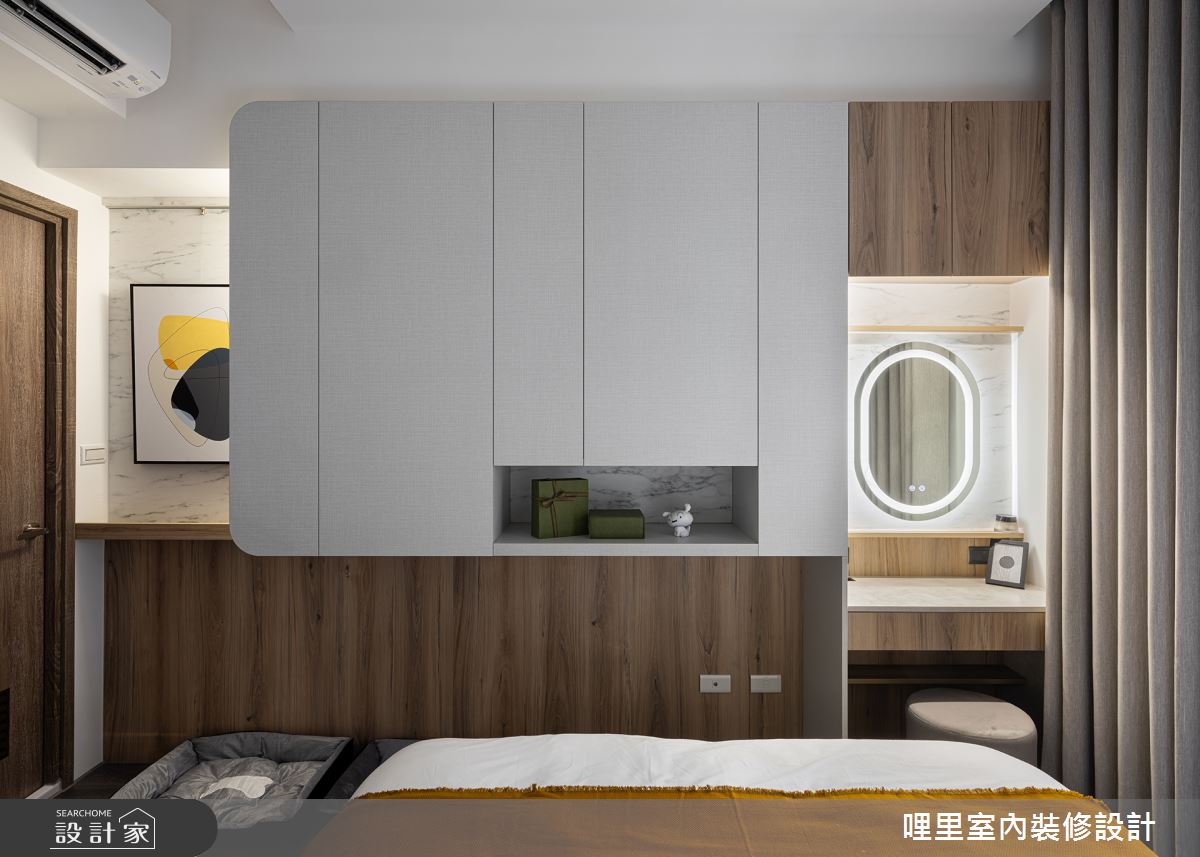 25坪新成屋(5年以下)＿現代風臥室案例圖片＿哩里室內裝修設計有限公司＿哩里_24之22
