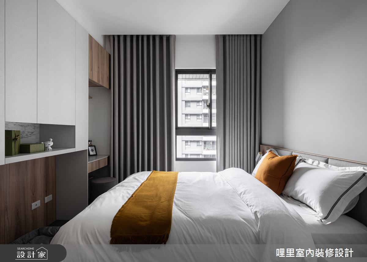 25坪新成屋(5年以下)＿現代風臥室案例圖片＿哩里室內裝修設計有限公司＿哩里_24之25