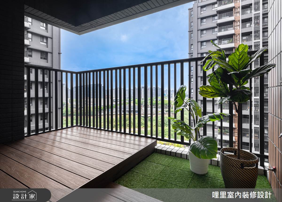 25坪新成屋(5年以下)＿現代風陽台案例圖片＿哩里室內裝修設計有限公司＿哩里_24之36