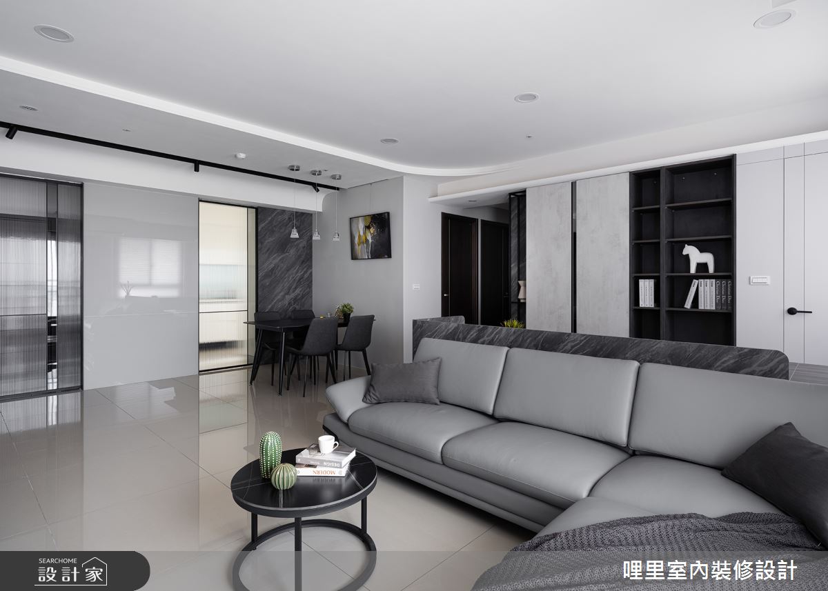 29坪預售屋＿現代風玄關客廳餐廳工作區案例圖片＿哩里室內裝修設計有限公司＿哩里_25之12