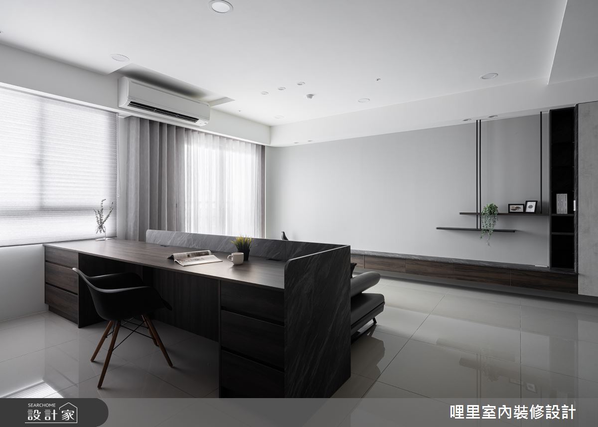 29坪預售屋＿現代風客廳工作區案例圖片＿哩里室內裝修設計有限公司＿哩里_25之19