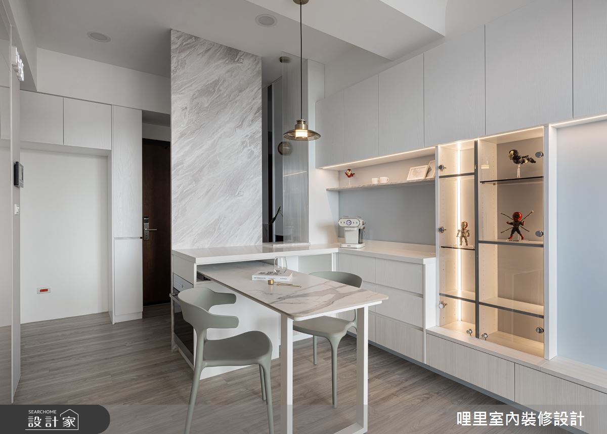 15坪預售屋＿現代簡約風玄關餐廳案例圖片＿哩里室內裝修設計有限公司＿哩里_27之9