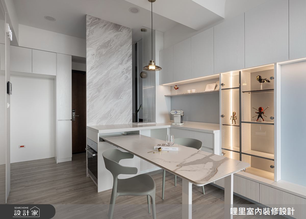 15坪預售屋＿現代簡約風玄關餐廳案例圖片＿哩里室內裝修設計有限公司＿哩里_27之10