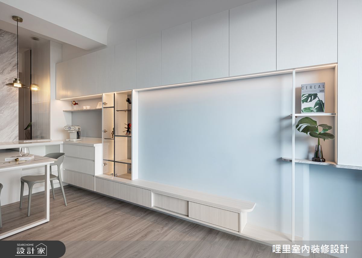15坪預售屋＿現代簡約風客廳餐廳案例圖片＿哩里室內裝修設計有限公司＿哩里_27之13