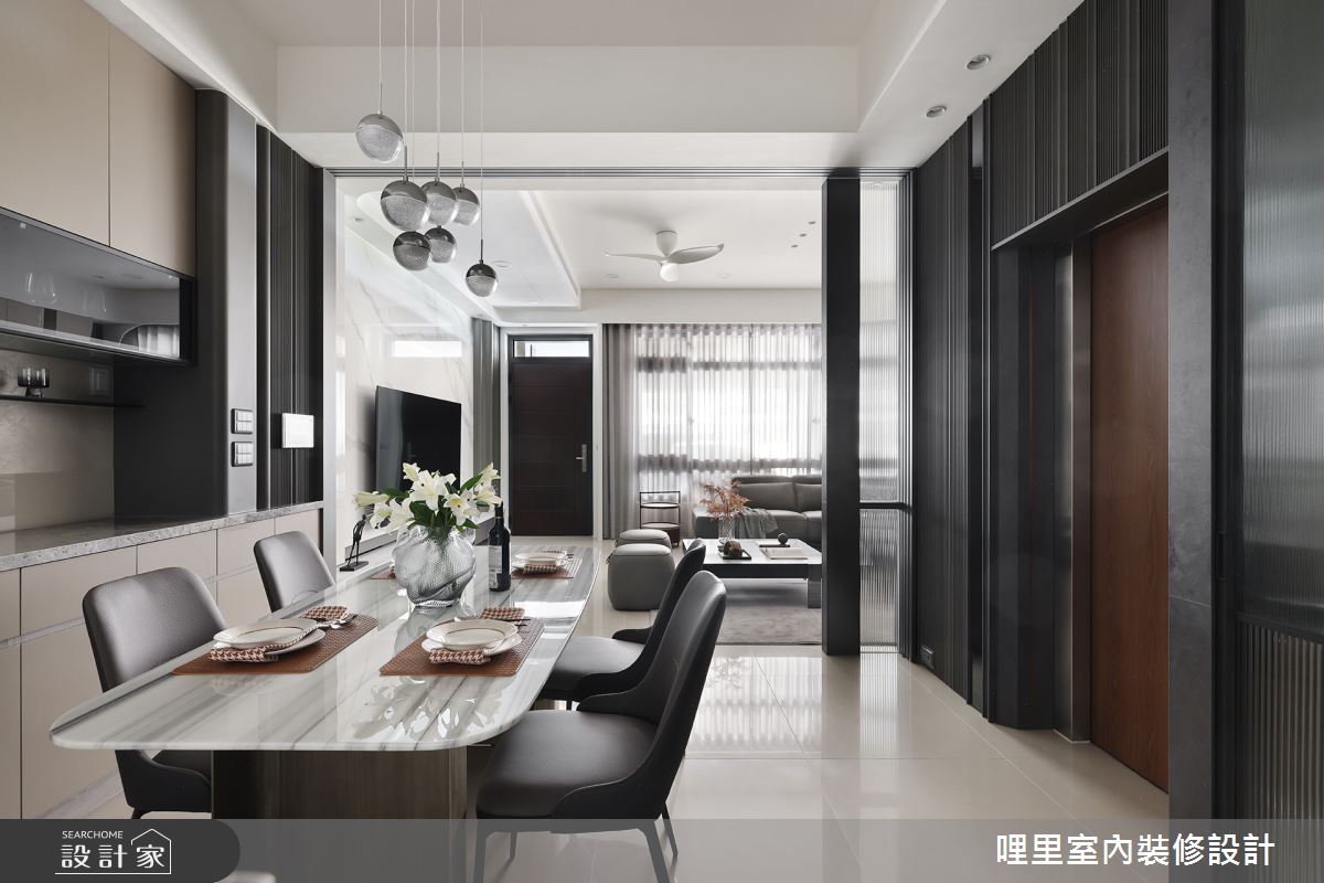 80坪新成屋(5年以下)＿現代風玄關客廳餐廳案例圖片＿哩里室內裝修設計有限公司＿哩里_28之17