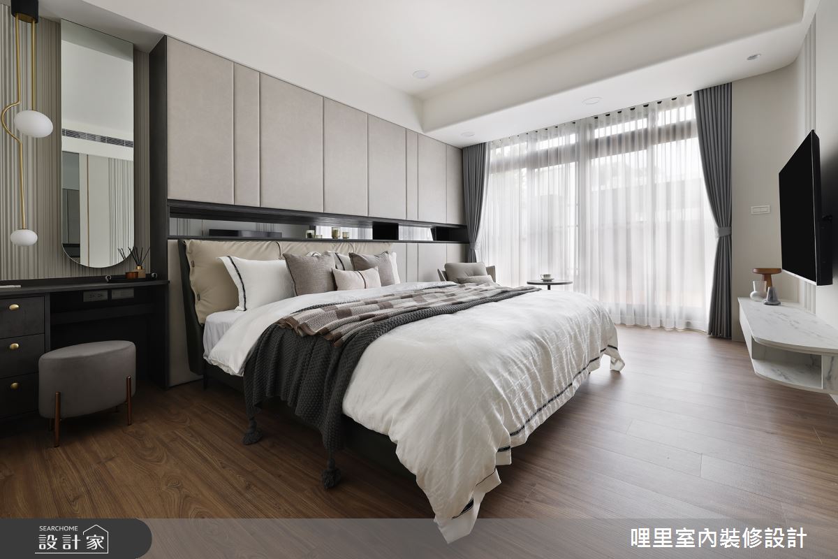 80坪新成屋(5年以下)＿現代風臥室案例圖片＿哩里室內裝修設計有限公司＿哩里_28之23