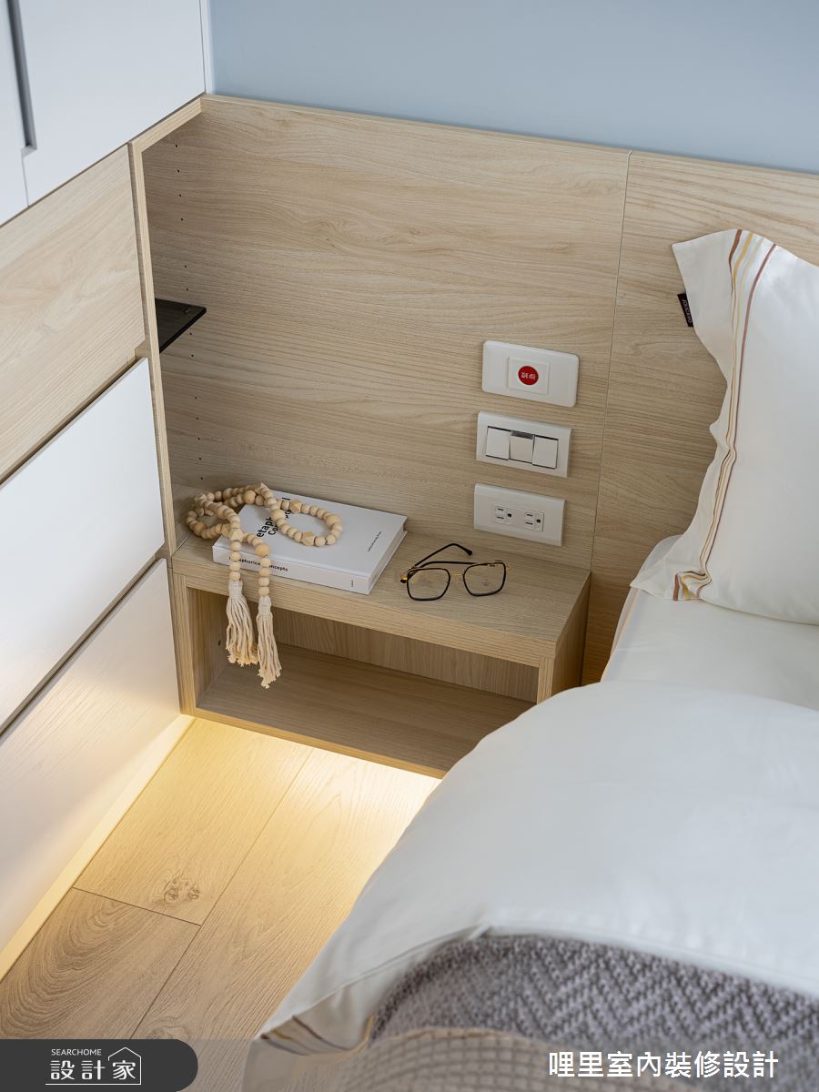 預售屋＿日式無印風臥室案例圖片＿哩里室內裝修設計有限公司＿哩里_29之24