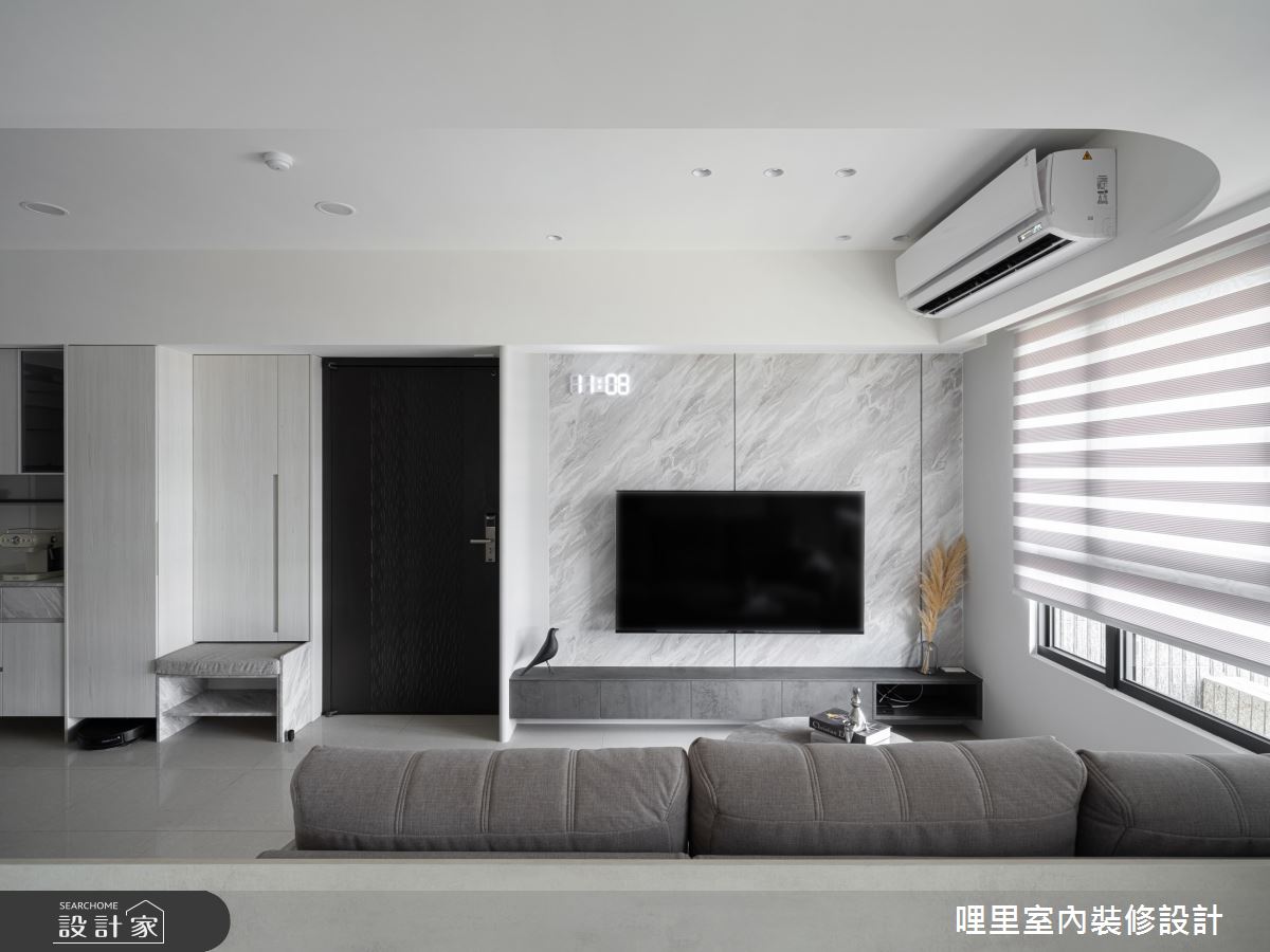 27坪新成屋(5年以下)＿現代簡約風客廳案例圖片＿哩里室內裝修設計有限公司＿哩里_31之1