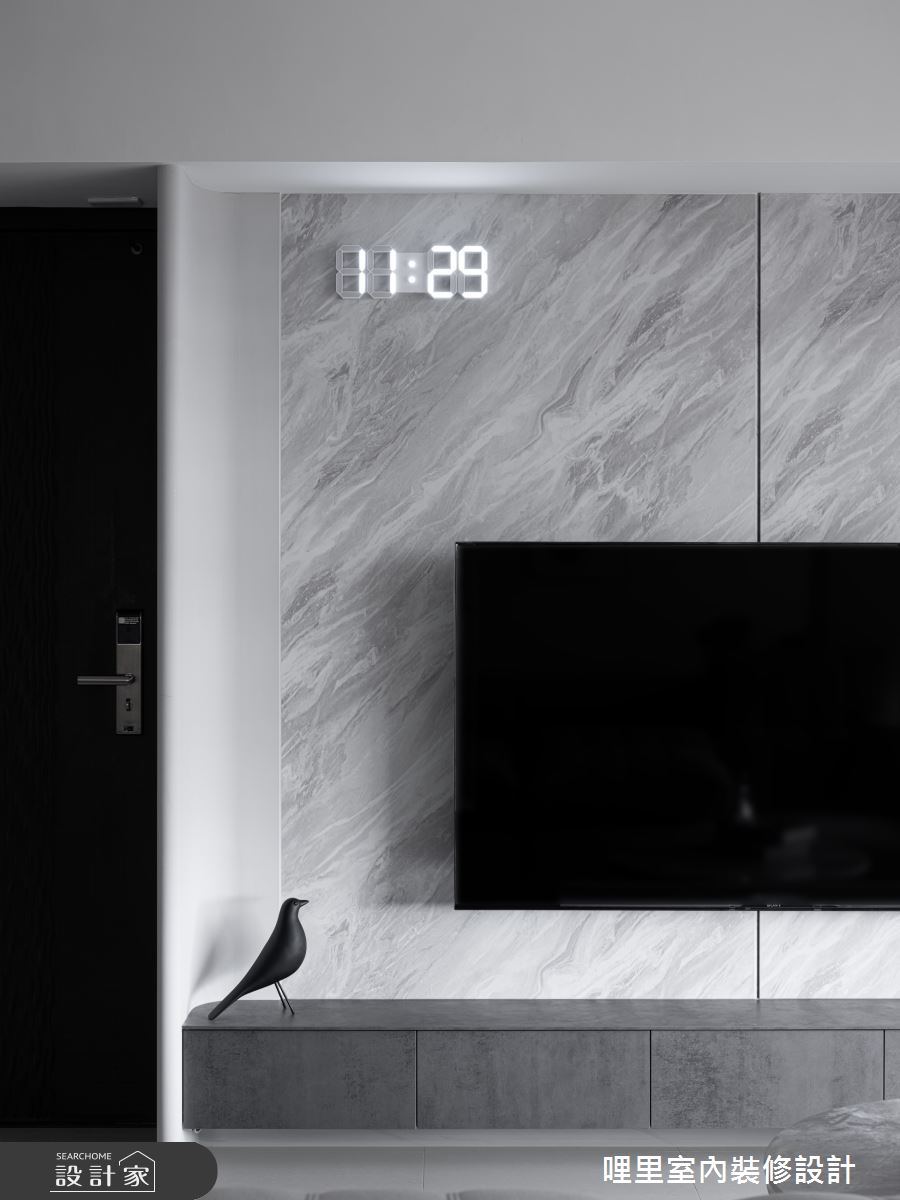 27坪新成屋(5年以下)＿現代簡約風客廳案例圖片＿哩里室內裝修設計有限公司＿哩里_31之2