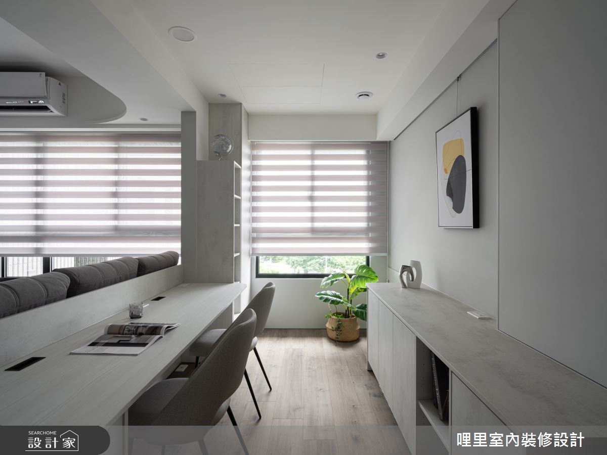 27坪新成屋(5年以下)＿現代簡約風書房案例圖片＿哩里室內裝修設計有限公司＿哩里_31之8