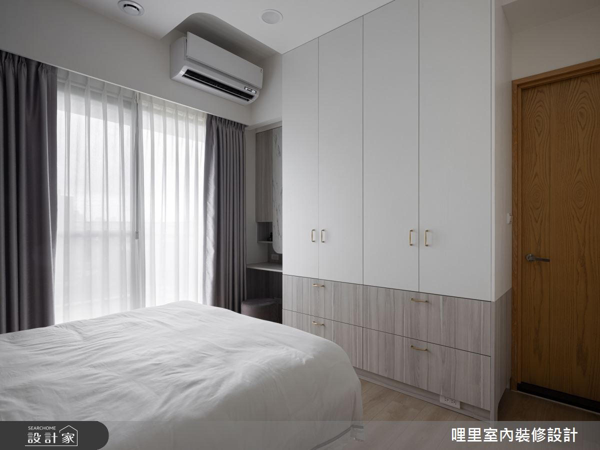 27坪新成屋(5年以下)＿現代簡約風臥室案例圖片＿哩里室內裝修設計有限公司＿哩里_31之11