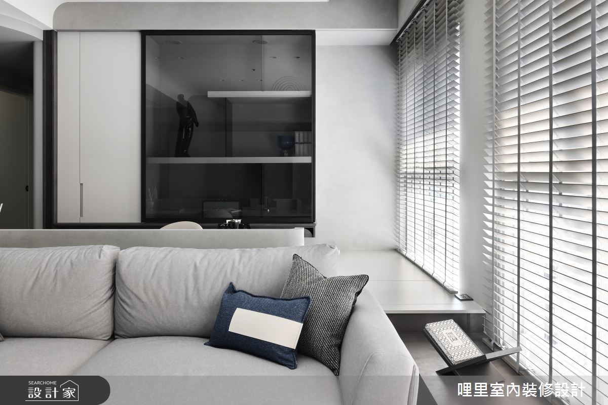 25坪預售屋＿現代風客廳書房臥榻案例圖片＿哩里室內裝修設計有限公司＿哩里_32之16
