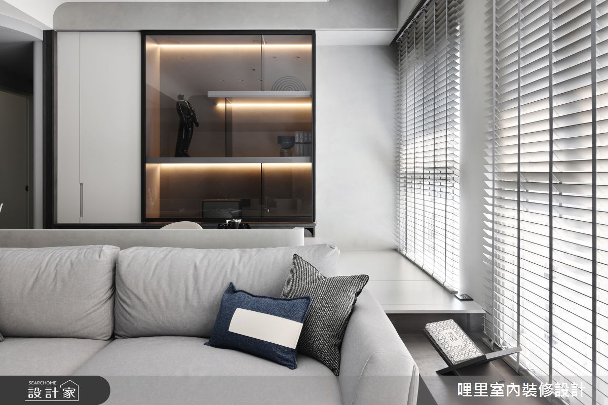25坪預售屋＿現代風客廳書房臥榻案例圖片＿哩里室內裝修設計有限公司＿哩里_32之17