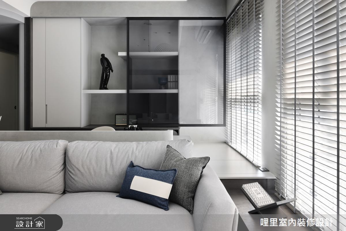 25坪預售屋＿現代風客廳書房臥榻案例圖片＿哩里室內裝修設計有限公司＿哩里_32之18