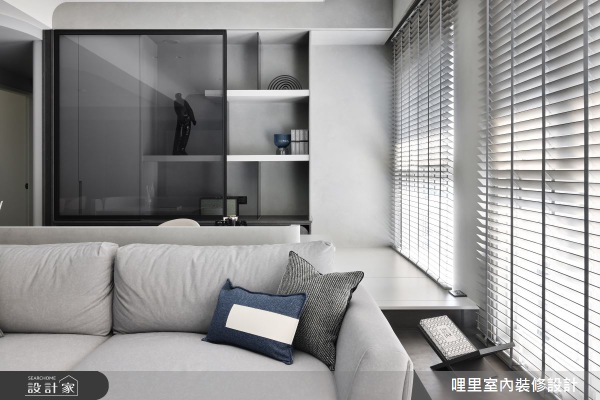 25坪預售屋＿現代風客廳書房臥榻案例圖片＿哩里室內裝修設計有限公司＿哩里_32之19
