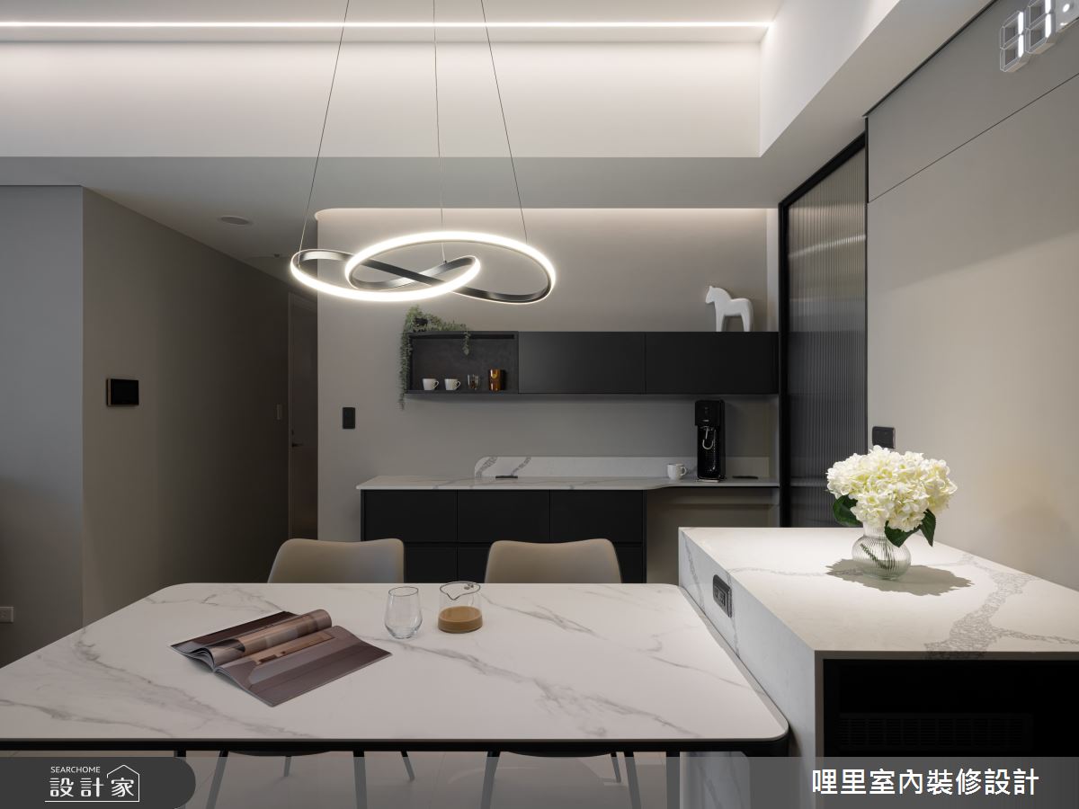 26坪新成屋(5年以下)＿現代風餐廳中島案例圖片＿哩里室內裝修設計有限公司＿哩里_33之5