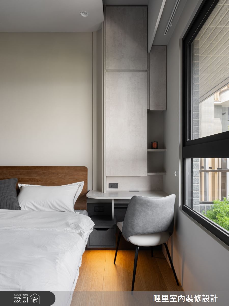 26坪新成屋(5年以下)＿現代風臥室案例圖片＿哩里室內裝修設計有限公司＿哩里_33之16