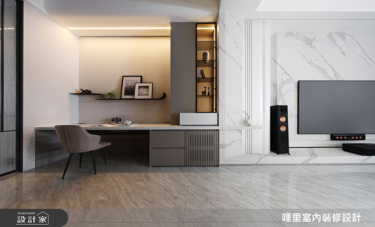 72坪新成屋(5年以下)＿現代風客廳書房案例圖片＿哩里室內裝修設計有限公司＿哩里_36之9