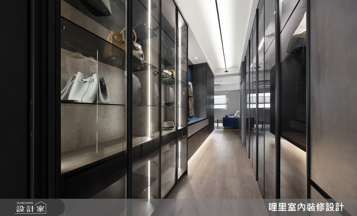 72坪新成屋(5年以下)＿現代風臥室更衣間走廊案例圖片＿哩里室內裝修設計有限公司＿哩里_36之17