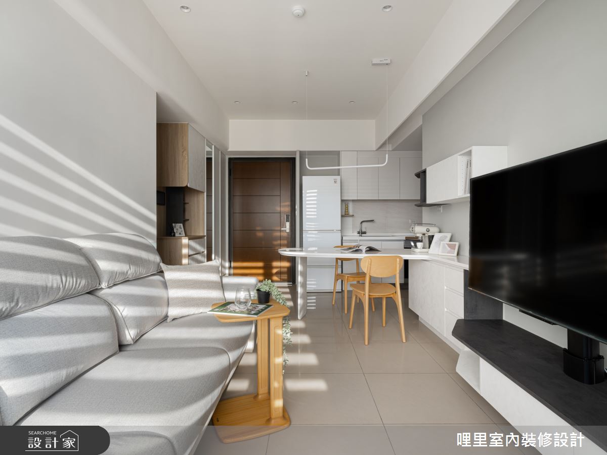 15坪新成屋(5年以下)＿現代風玄關客廳餐廳案例圖片＿哩里室內裝修設計有限公司＿哩里_37之11