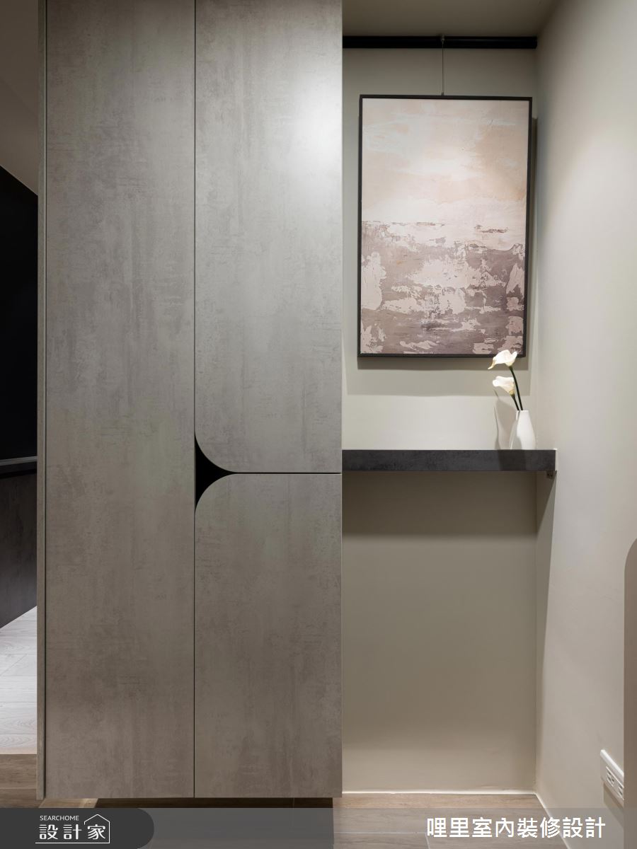 22坪預售屋＿現代風玄關案例圖片＿哩里室內裝修設計有限公司＿哩里_38.暮霧浮光之1